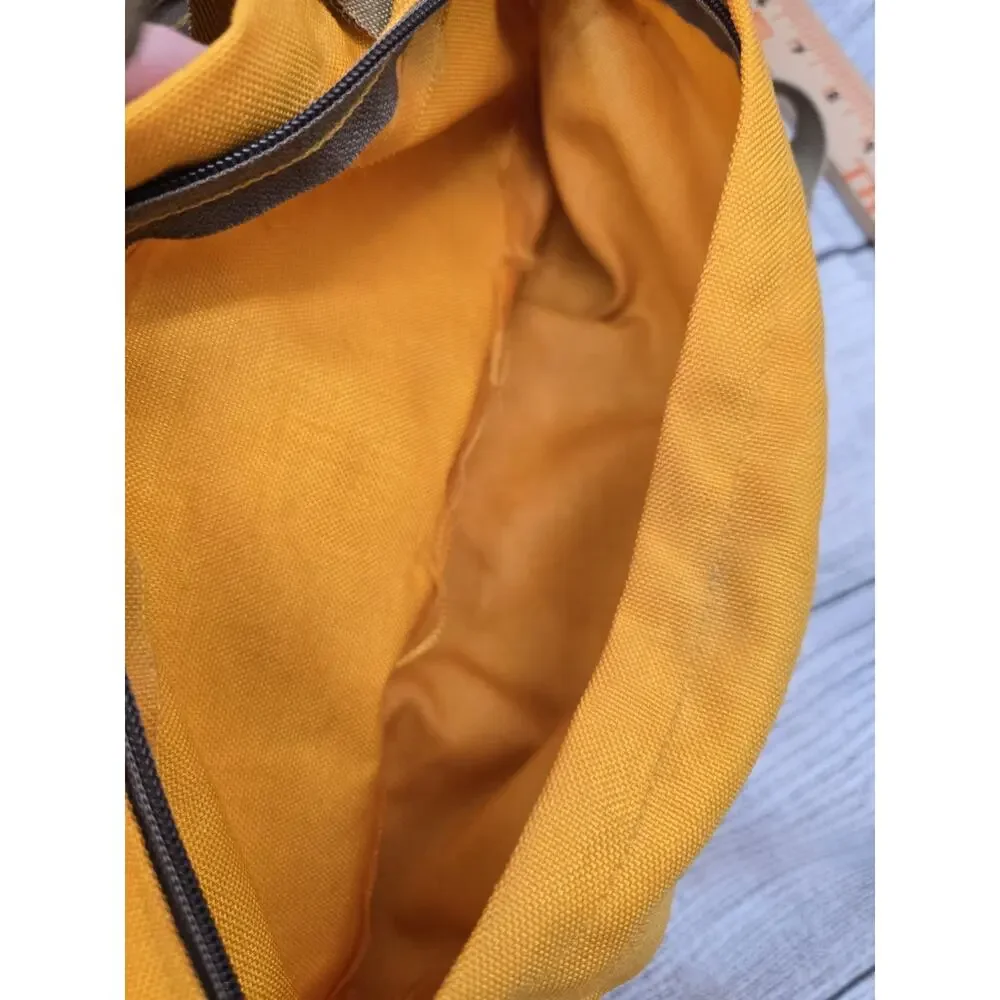 Jansport 1970's Hiking Outdoor Backpack Yellow